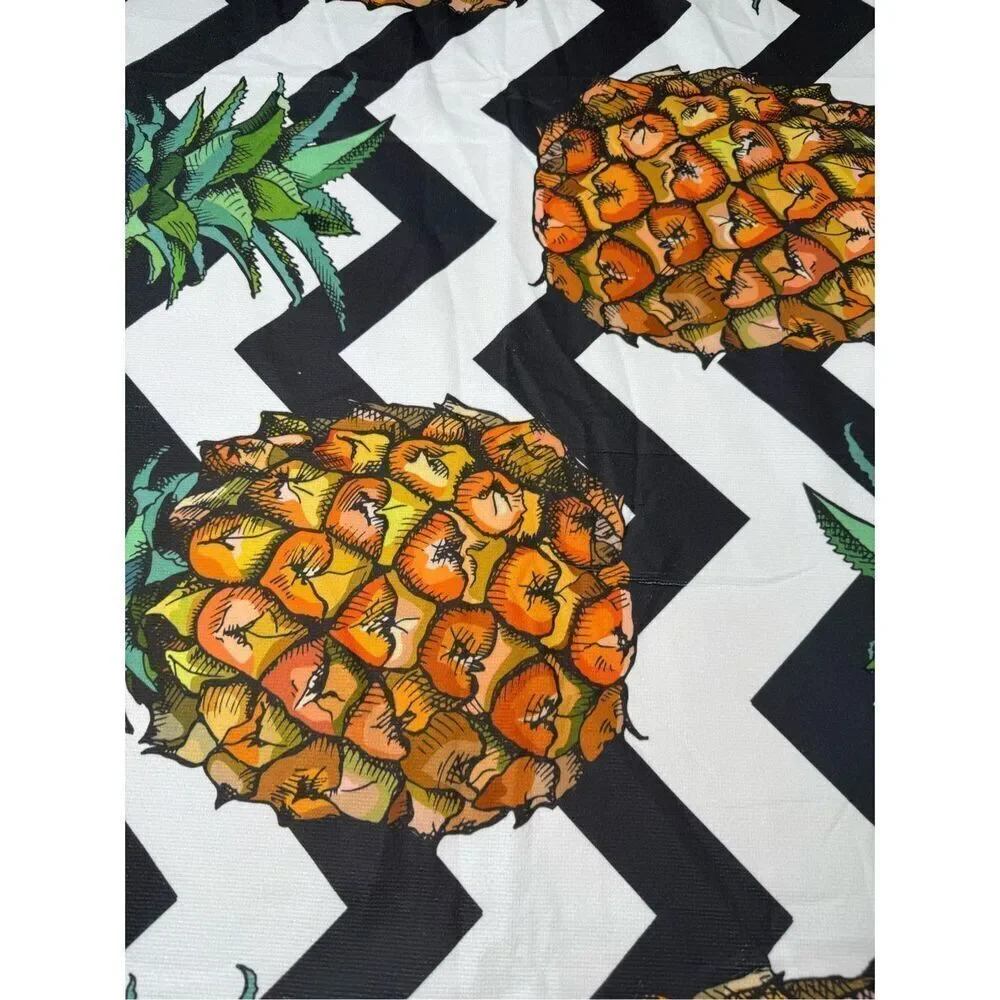 Hawaiian Beach Towel  2-in-1 Towel & Backpack Pineapple Print Towel Size 28”X58”